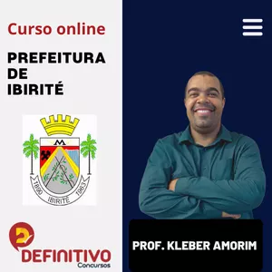 Imagem de capa para o Curso online Prefeitura de Ibirité