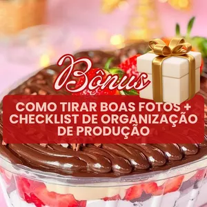 Imagem de capa para o Curso online BÔNUS - Como tirar boas fotos + Checklist de organização da produção da semana