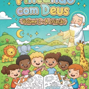 Imagem de capa para o Ebook Pintando com Deus 
