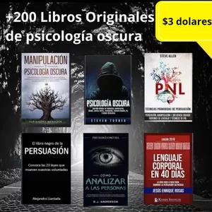 Imagen de portada para Ebook +200 Libros Originales de psicologia oscura