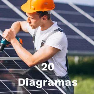 Imagem de capa para o Ebook Diagramas Fotovoltaicos em DWG