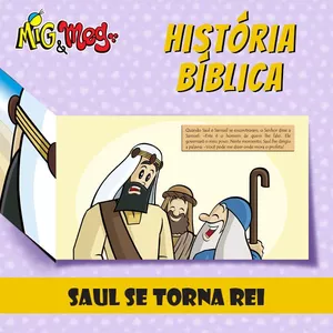 Imagem de capa para o Ebook História Saul se torna Rei