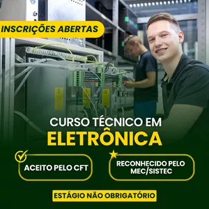 Imagem de capa para o Curso online Curso Técnico em Eletrônica EAD
