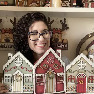 Imagem de capa para o Curso online Workshop Vila Ginger by Pam Ateliê