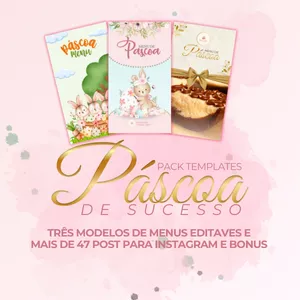 Imagem de Packs Templates Páscoa de Sucesso criado por Packs de Sucesso na hotmart