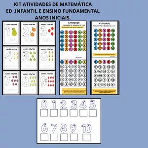 Imagem de capa para o Ebook KIT COM 3 ATIVIDADES DE MATEMÁTICA