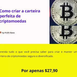 Imagem de capa para o Ebook Como criar uma Carteira de Criptomoedas perfeita 
