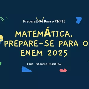 Imagem de capa para o Curso online Matemática: Curso Preparatório para o  ENEM. Do Zero ao Avançado