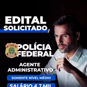 Imagem do curso PF (Polícia Federal) - Agente Administrativo 