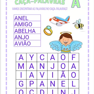 Imagem de capa para o Ebook Caça palavras divertido 