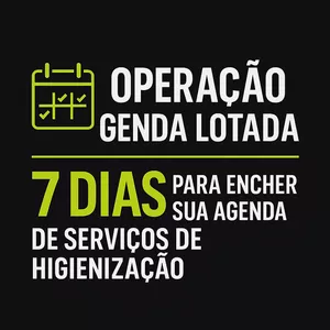 Imagem de capa para o Curso online Operação Agenda Lotada: 7 Dias para Encher sua Agenda de Serviços de Higienização