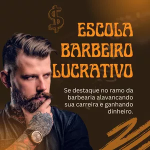 Imagem de capa para o Curso online Escola Barbeiro Lucrativo