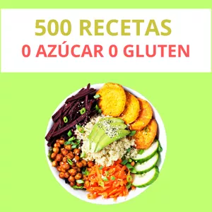 Imagen de portada para Curso online 500 RECETAS 0 AZÚCAR 0 GLUTEN