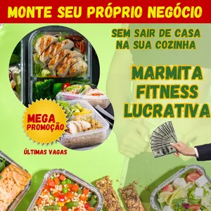 Imagem de capa para o Curso online Curso de Marmitas Fitness Seu Negócio na sua Cozinha.