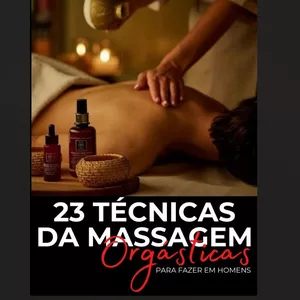 Imagem de capa para o Ebook 23 TECNICAS MASSAGEM TANTRICA PARA FAZER EM HOMENS