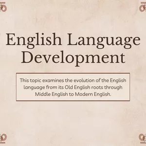 Cover image for Online course English Language Development
