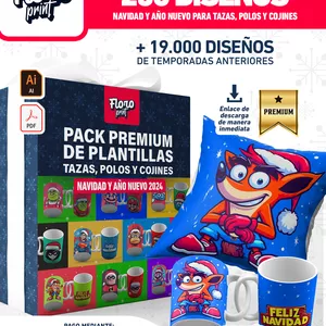 Imagen de portada para Ebook PACK PREMIUM PLANTILLAS NAVIDAD Y AÑO NUEVO