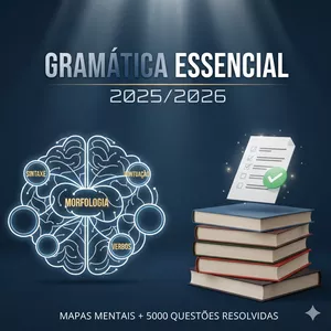 Imagem de capa para o Curso online GRAMÁTICA ESQUEMATIZADA EM PDF - CONCURSOS PÚBLICOS