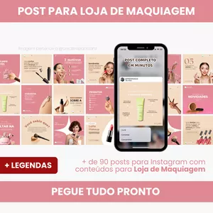 Imagem do curso PACK PARA LOJA DE MAQUIAGEM