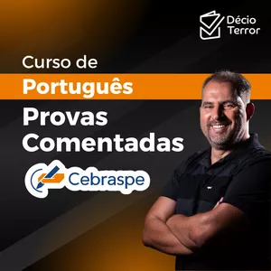 Imagem de capa para o Curso online Provas comentadas de Português CEBRASPE