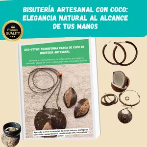 Imagen de portada para Ebook Bisutería artesanal con coco: elegancia natural al alcance de tus manos