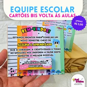 Imagem de capa para o Curso online CARTÃO PARA BIS - EQUIPE ESCOLAR 