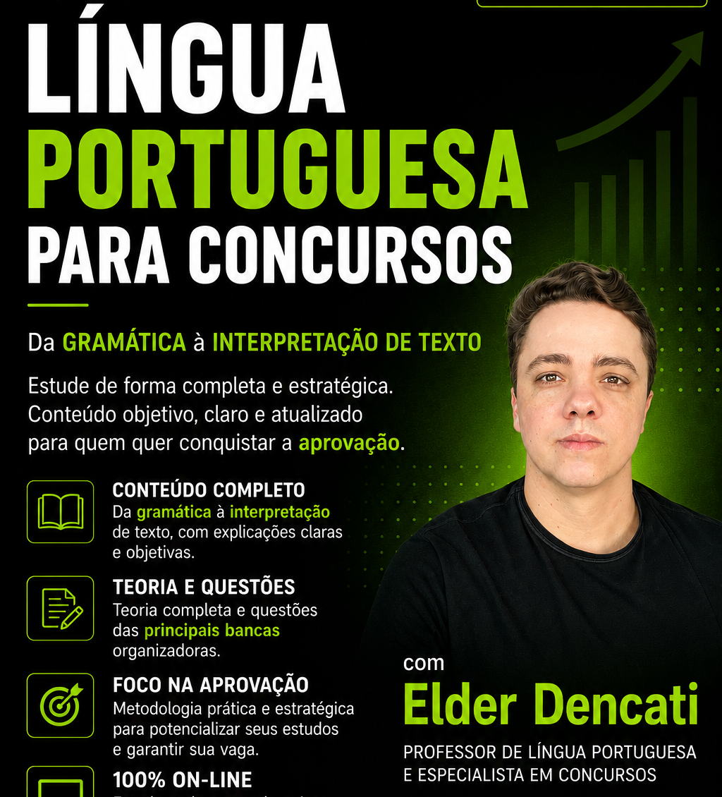 Imagem do curso Língua Portuguesa para Concursos Públicos