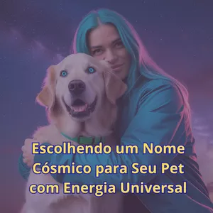 Imagem de capa para o Ebook Escolhendo um Nome Cósmico para Seu Pet com Energia Universal
