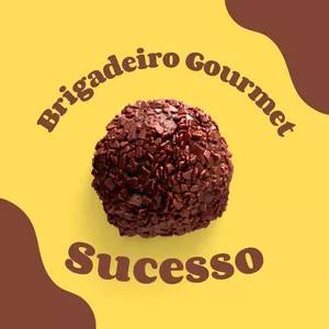 Imagem de capa para o Ebook  Brigadeiros Gourmet Sucesso