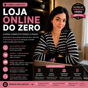 Imagem do curso Loja Online do Zero: Curso Completo de Shopify + Dropshipping para Iniciantes