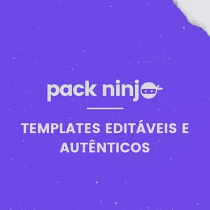 Imagem de capa para o Ebook Pack Ninja - Templates para Instagram