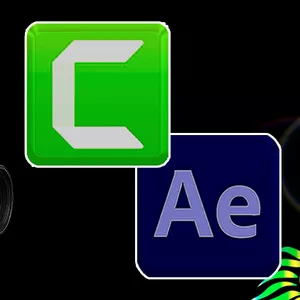 Imagem do curso Crie e edite vídeos profissionais com Adobe After Effects + Camtasia Studio!