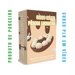 Imagem de capa para o Ebook Curso Páscoa Lucrativa V2