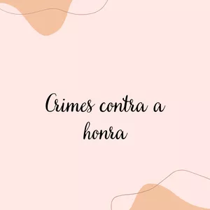 Imagem de capa para o Ebook Crimes contra a honra