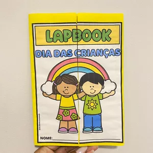 Imagem de capa para o Ebook Lapbook Dia das Crianças Direitos e Deveres + brinde