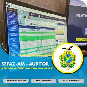 Imagem de capa para o Ebook Planilha do Aprovado - SEFAZ-AM - Auditor Fiscal de Tributos Estaduais