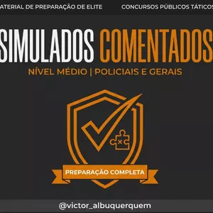 Imagem do curso Simulados Comentados para Concursos de Seg.Pública Nível Médio