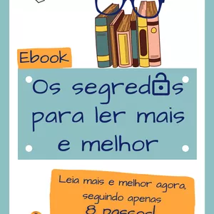 Imagem de capa para o Ebook Leia mais e melhor AGORA!