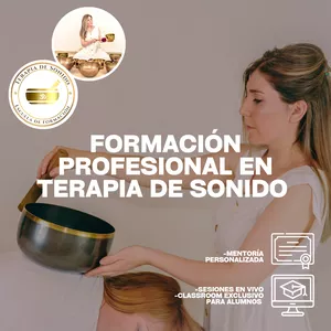 Imagen de portada para Evento online FORMACIÓN PROFESIONAL EN TERAPIA DE SONIDO 