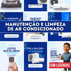 CANVA PACK LIMPEZA E MANUTENÇÃO DE AR CONDICIONADO