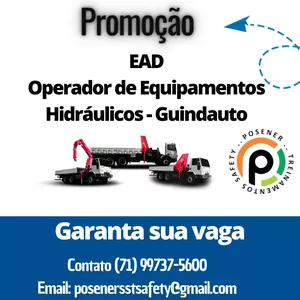 Imagem de capa para o Curso online Capacitação Operador de Equipamentos Hidráulicos – Guindauto