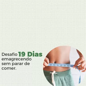 Imagem de capa para o Ebook Desafio de emagrecimento em 19 dias 