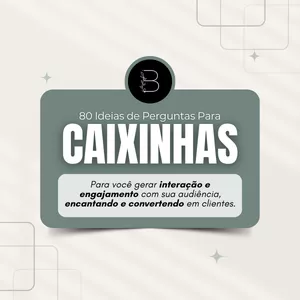 Imagem de capa para o Curso online 80 Ideias de Caixinha de Perguntas para Consultora de Beleza