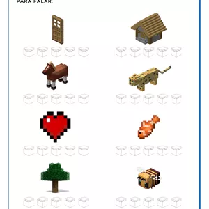 Imagem de capa para o Ebook Livro Alfabetização Progressiva: Minecraft