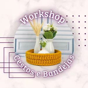 Imagem de capa para o Curso online Workshop Cestos e Bandejas