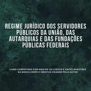 Imagem de capa para o Ebook LEI FEDERAL Nº 8.112/90 - COMENTADA !