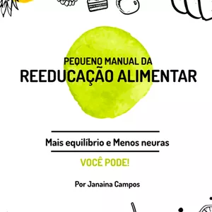 Imagem de capa para o Ebook PEQUENO MANUAL DA REEDUCAÇÃO ALIMENTAR