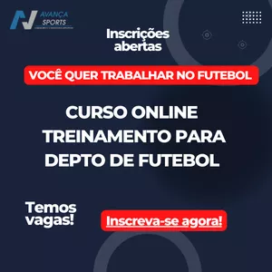 Imagem de capa para o Curso online CURSO ONLINE TREINAMENTO PARA DEPARTAMENTO DE FUTEBOL