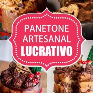 Imagem de capa para o Ebook Panetone Artesanal - Lucre o ano todo!