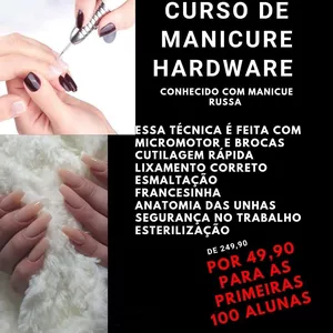 Imagem do curso MANICURE RUSSA(HARDWARE)